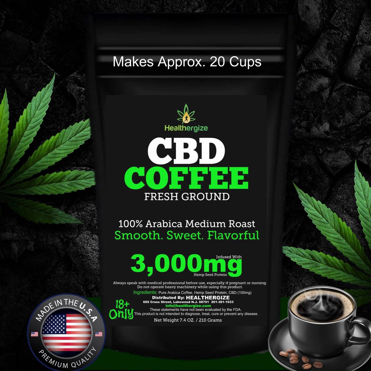 FRESH CBD INFUSED COFFEE